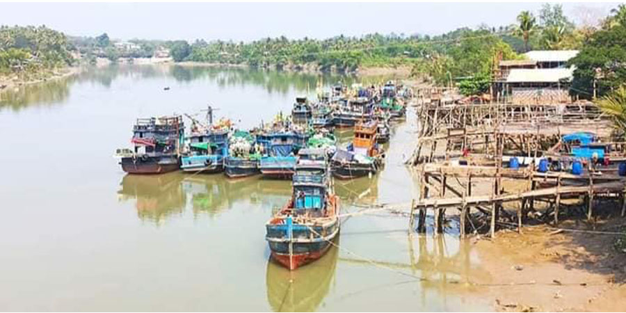 မွန်ပြည်နယ်တွင် ရာသီဥတုဆိုးရွားမှုကြောင့် ငါးဖမ်းလုပ်ငန်းအများစု အရှုံးပေါ်နေ