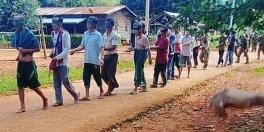 ဖယ်ခုံတွင် စစ်ကောင်စီတပ်က ရွာသားများအား ဖမ်းဆီးပြီး ငွေဖြင့်ပြန်ရွေးခိုင်း