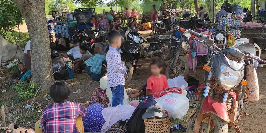 ပုလဲ၊ ဘုတလင်နှင့် ဗန်းမောက်မြို့နယ်တို့တွင် တိုက်ပွဲဖြစ်၊ စစ်ယာဉ်တန်း မိုင်းဆွဲတိုက်ခိုက်ခံရ