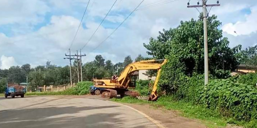 ပြင်ဦးလွင်မြို့ရှောင်လမ်းက နေအိမ် ၁၅၀ ကျော်ကို စစ်တပ်က ဖယ်ခိုင်း