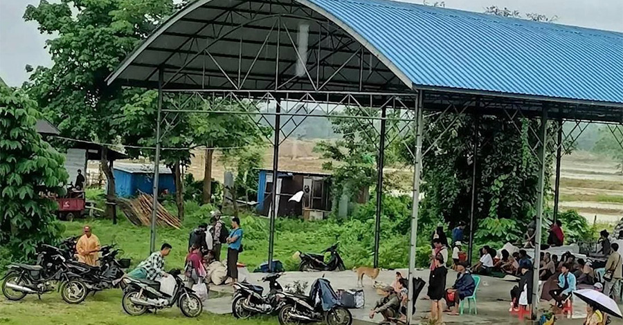 နေရပ်စွန့်ခွာ စစ်ဘေးရှောင် ၁၈၀၀၀ ခန့် ထပ်မံထွက်ပြေးတိမ်းရှောင်  