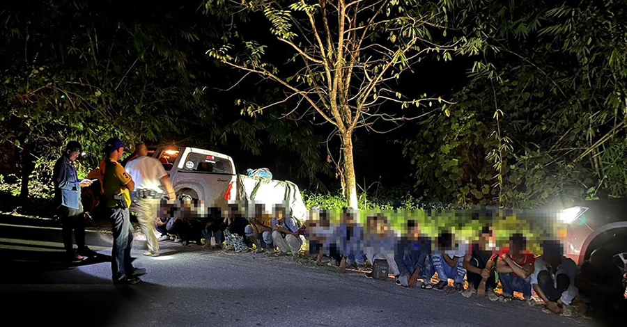 ကန်ကျနပူရီတွင် အထောက်အထားမဲ့ မြန်မာနိုင်ငံသား ၁၇ ဦး ဖမ်းဆီးခံရ
