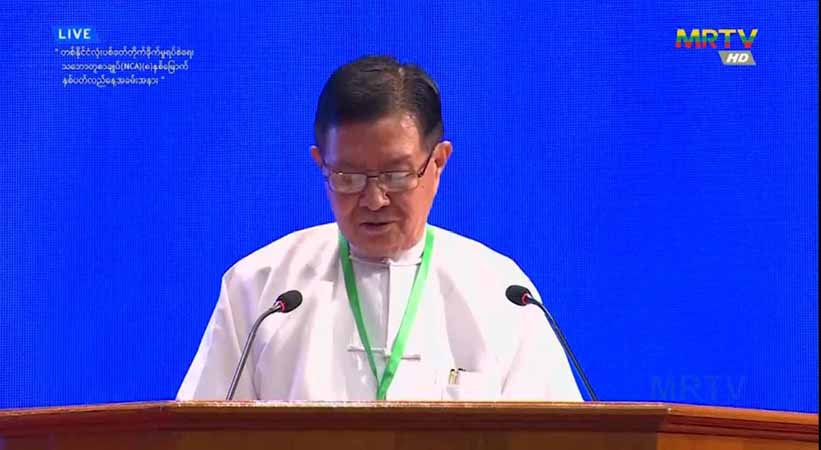 ၂၀၀၈ ဖွဲ့စည်းပုံကို EAOs များကမကြိုက်သဖြင့် NCA စာချုပ်စိန်ခေါ်မှုရှိနေဟု ဦးအောင်မင်းပြော
