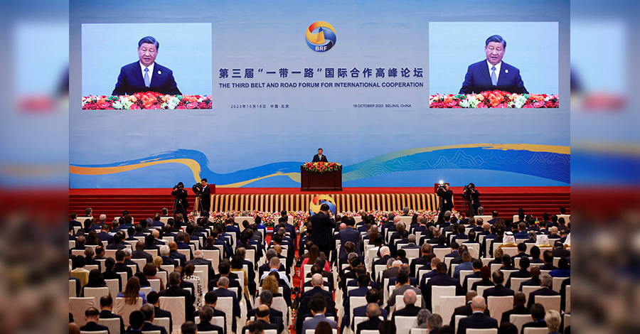 တရုတ် BRI ဖိုရမ်တွင် ဒေါ်လာ ဘီလီယံ ၉၀ ကျော်ရှိ စီးပွားရေးစာချုပ်များ ချုပ်ဆို