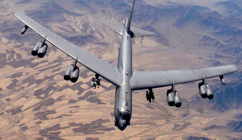 အမေရိကန်၏ B-52 မဟာဗျူဟာမြောက် ဗုံးကြဲလေယာဉ် တောင်ကိုရီးယားရောက် 