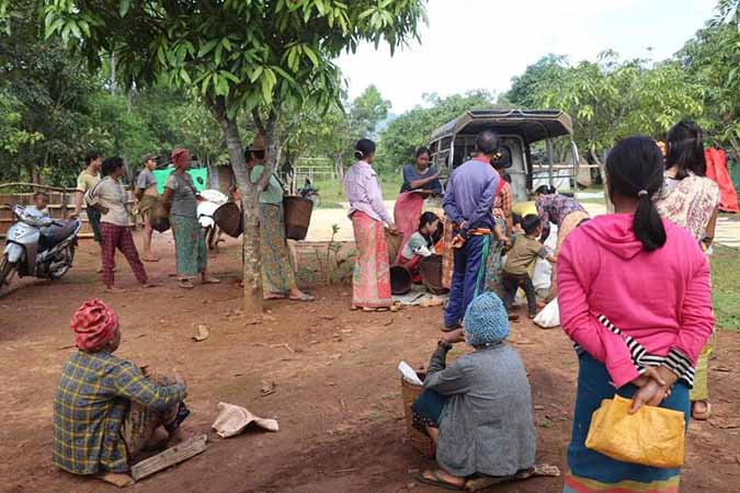 ဖရူဆိုအနောက်ဘက်ခြမ်းက စစ်ရှောင်များ ရာသီတုပ်ကွေးရောဂါ ဖြစ်ပွါးနေ