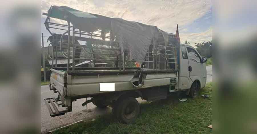 သထုံတွင် မော်တော်ယာဉ် ၁ စီး မိုင်းထိမှန်ပြီး လူ  ၂ ဦးဒဏ်ရာရ