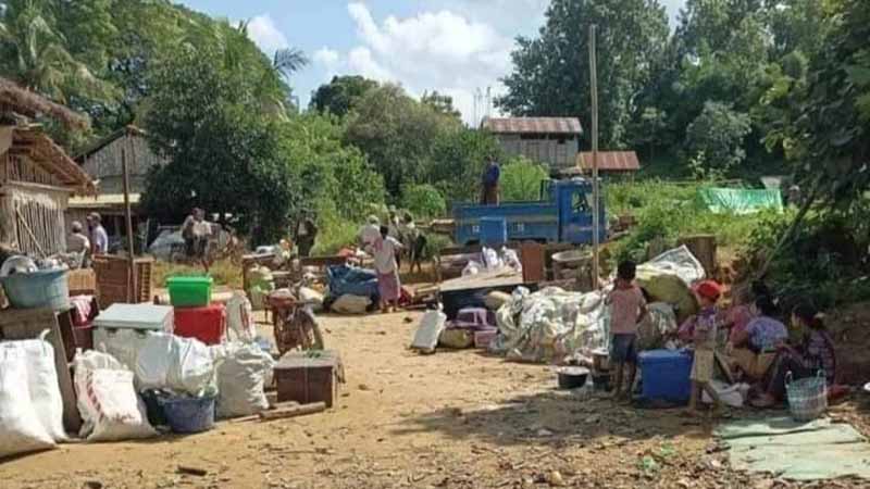 မင်းလှမြို့၊ ဆည်ဘောင်အနီးနေအိမ်များကို ဖယ်ရှားခိုင်းပြီး ၇ ရက်အကြာတွင် မီးရှို့ဖျက်ဆီး