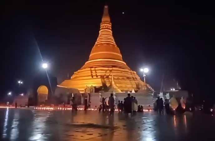 စစ်ကောင်စီပြုလုပ်သည့် ဆီမီး ၉၀၀၀ ပူဇော်ပွဲ လူအလာနည်းပြီး မစည်ကား