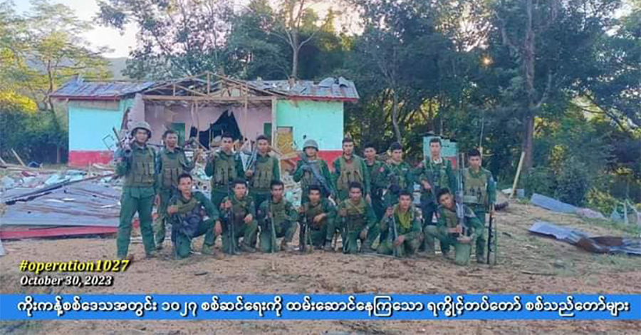 အေအေတပ်များ စစ်ကိုင်းတိုင်းအထိ ထိုးဖောက်ဝင်ရောက် တိုက်ခိုက်လာ