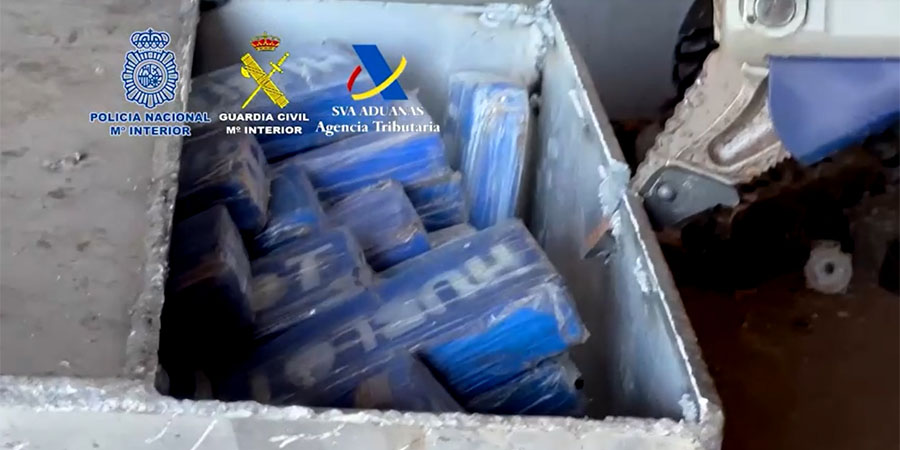 စပိန်တွင် ကိုကင်း ၇၂၀ ကီလိုဂရမ် သိမ်းဆည်းမိ
