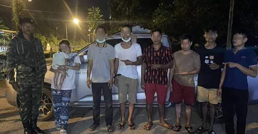 ထိုင်းနိုင်ငံတွင် တရားမဝင် ဝင်ရောက်သည့် မြန်မာနိုင်ငံသား ၅ ဦး ဖမ်းဆီးခံရ