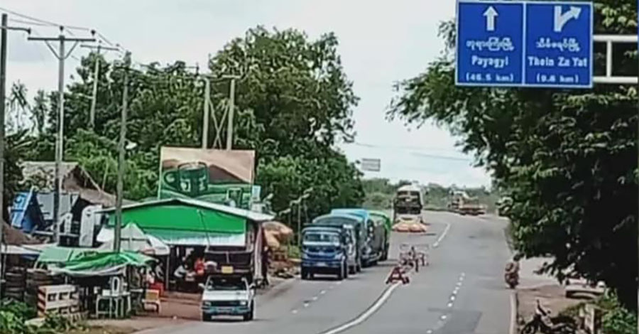 ရန်ကုန်-မော်လမြိုင် ကားလမ်းတွင် စစ်တပ်ဂိတ်များက ငွေကြေးမတရားတောင်းခံနေ