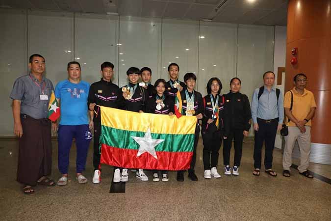 အရှေ့တောင်အာရှ သက်ငယ်ကြက်တောင်ရိုက်ပြိုင်ပွဲတွင်  မြန်မာရွှေတံဆိပ် ၁၁ ခု ဆွတ်ခူး