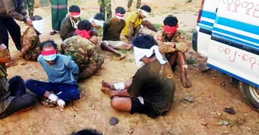 ဖမ်းမိသည့် စစ်ကောင်စီတပ်ဖွဲ့ဝင်များကို KIA က လူမှုကူညီရေးအသင်းထံ လွှဲပြောင်းပေး