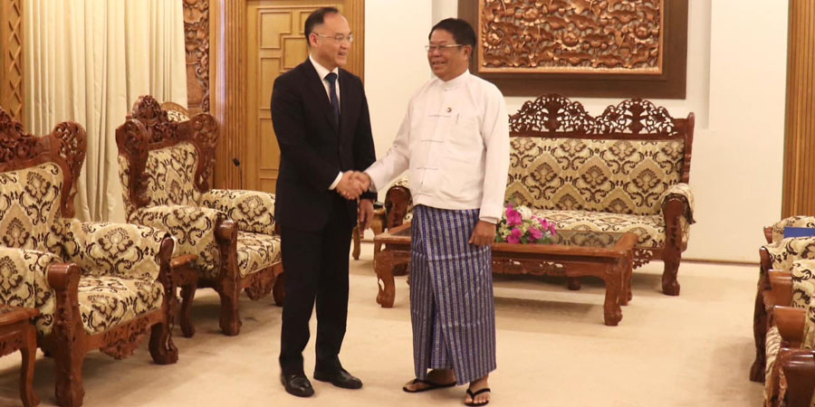 တရုတ်လက်ထောက်နိုင်ငံခြားရေးဝန်ကြီး နေပြည်တော်ရောက်၊ စစ်ကောင်စီခန့် ဒုဝန်ကြီးချုပ်နှင့် တွေ့ဆုံ