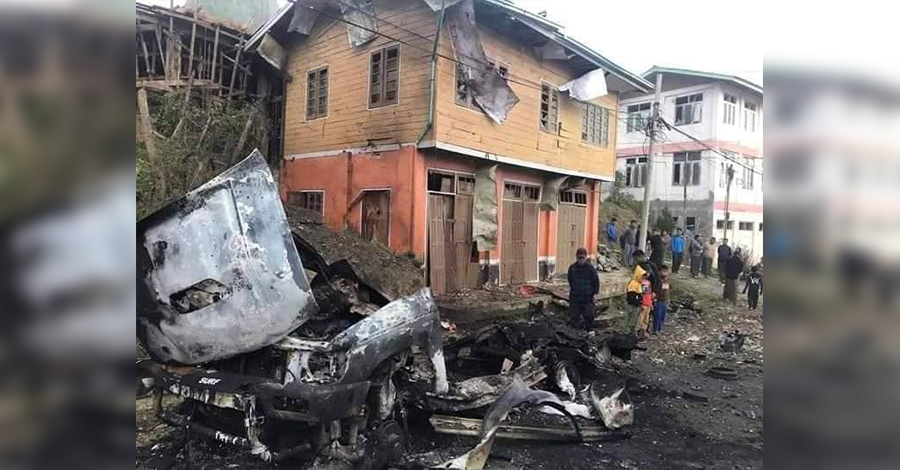 တီးတိန်မြို့၌ မိုင်းမတော်တဆပေါက်ကွဲပြီး PDF တပ်ဖွဲ့ဝင် ၂ ဦး ကျဆုံး