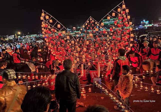တောင်ကြီးတန်ဆောင်တိုင်တွင် မပါဝင်ရန် မြို့ခံနှင့် အရပ်ဘက်အဖွဲ့များ တောင်းဆို
