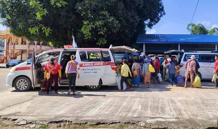 သိန္နီစစ်ရှောင်များ တိုက်ပွဲကြောင့် လာရှိုးမြို့ပေါ်ထပ်မံရွှေ့ပြောင်းရ