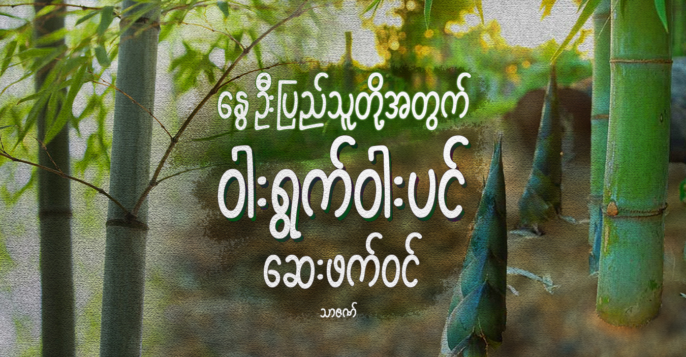 နွေဦးပြည်သူတို့အတွက် ဝါးရွက်ဝါးပင် ဆေးဖက်ဝင်