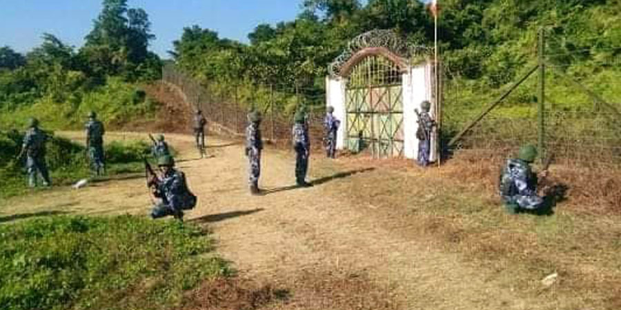 ဒုံးညို နယ်ခြားစောင့်စခန်းကို အေအေ သိမ်းပိုက်