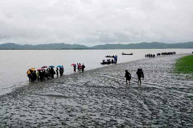 စစ်တပ်က ပစ်ခတ်သဖြင့် ပုဏ္ဏားကျွန်းတွင် ၁ ဦး ဒဏ်ရာရ၊ ပေါက်တောစစ်ရှောင်များ အကူအညီလိုအပ်