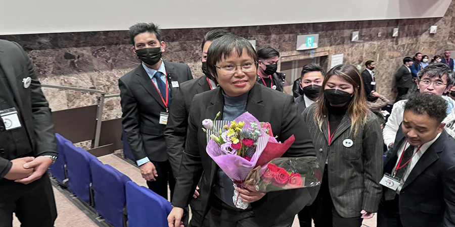 NUG ဝန်ကြီး ဒေါ်ဇင်မာအောင်နှင့် ဂျပန်နိုင်ငံရောက်မြန်မာနိုင်ငံသားများ တွေ့ဆုံ