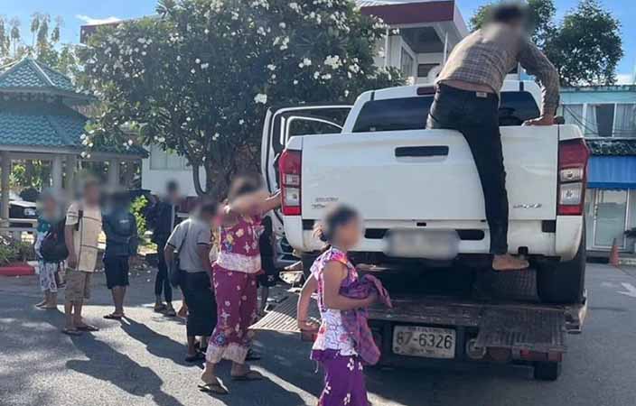 ထိုင်းနိုင်ငံ၊ ကန်ချနာဘူရီတွင် တရားမဝင် မြန်မာနိုင်ငံသား ၁၅ ဦး ဖမ်းဆီးခံရ