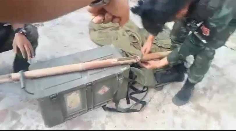 လွိုင်ကော်တွင် စစ်ကောင်စီလေထီးဖြင့်ချသည့် လက်နက်သေတ္တာအချို့ PDF အဖွဲ့များ ရရှိ