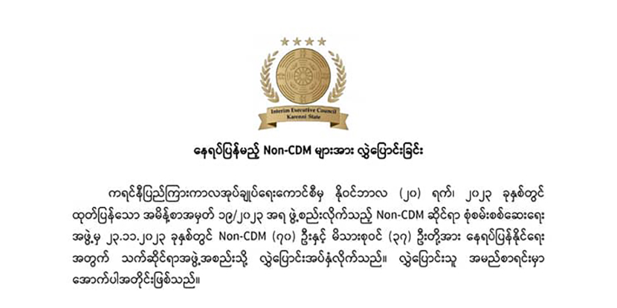 လွိုင်ကော်တက္ကသိုလ် Non-CDM အယောက် ၇၀ အပါအဝင် ၁၀၀ ကျော်ကို နေရပ်ပြန်ပို့