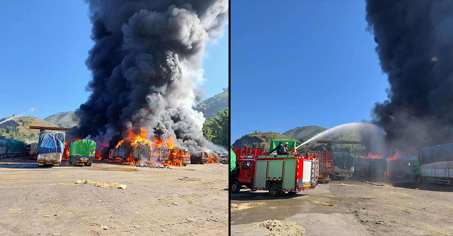 မြန်မာနယ်စပ်အနီး တရုတ်စစ်တပ် လေ့ကျင့်ရေးပြုလုပ်