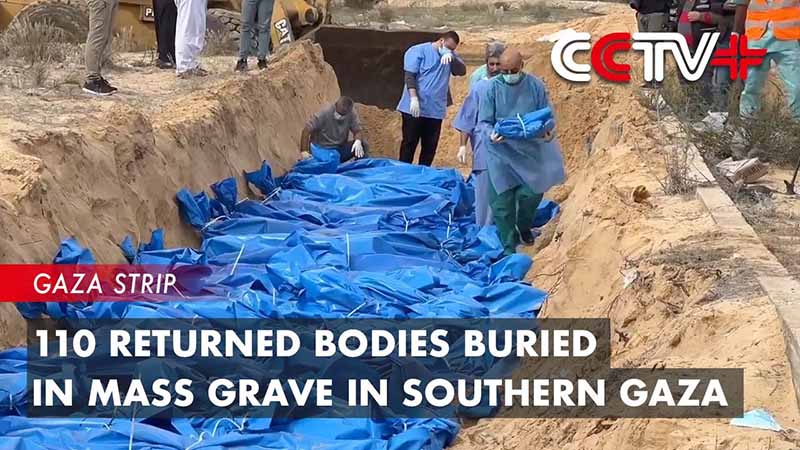 အစ္စရေးက ပြန်ပေးလာသည့် ပါလက်စတိုင်း ၁၀၀ ကျော်၏ ရုပ်အလောင်းများ မြေမြှုပ်