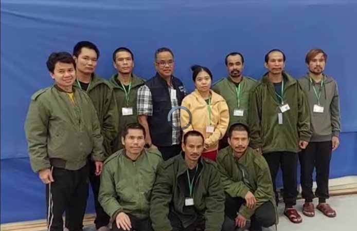 ဓားစာခံ ထိုင်းနိုင်ငံသား ၁၀ ဦး လွတ်မြောက်လာ