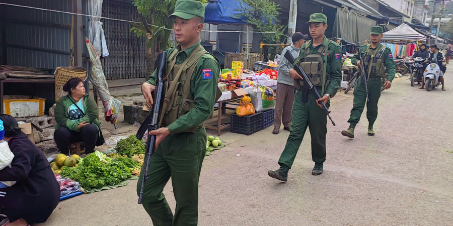 ပန်ဆိုင်းမြို့တွင် ကိုးကန့်တပ်ဖွဲ့ အုပ်ချုပ်ရေး စတင်