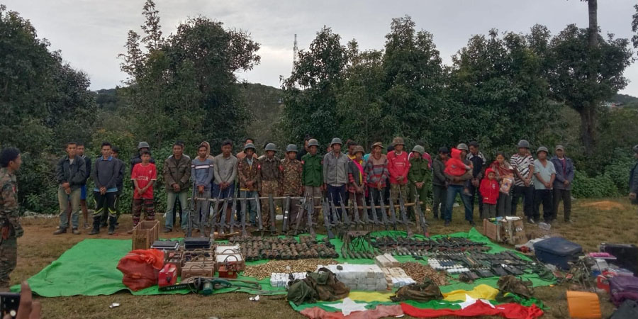 ရေဇွာမြို့သိမ်းတိုက်ပွဲ၌ လက်နက်ခဲယမ်းများနှင့် စစ်သုံ့ပန်း ၃၉ ဦးဖမ်းမိ
