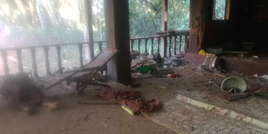 ကျိုက်မရောတွင် စစ်တပ်ဗုံးကြဲသဖြင့် ဘုန်းကြီး ၁ ပါး ပျံလွန်