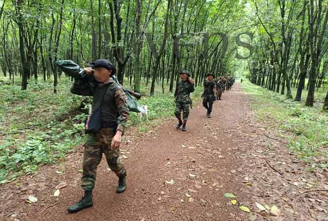 ဘီးလင်းမြို့၊ ဒေါက်ရပ်ရွာအနီးတွင် တိုက်ပွဲဖြစ်ပြီး စစ်ကောင်စီတပ်သား ၁၀ ဦးသေ