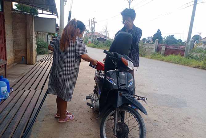 ပင်လောင်းမြို့နယ်တွင် စက်သုံးဆီပြတ်လပ်