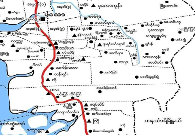 မြိတ်-ထားဝယ်ကားလမ်း၌  ခရီးသွားများကို စစ်ဆေး ခြိမ်းခြောက်ငွေတောင်းနေ 