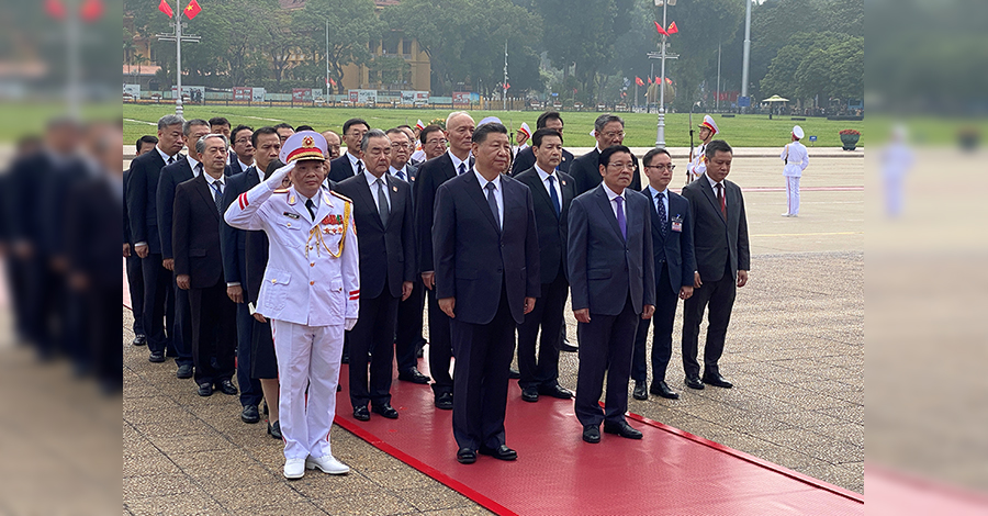 တရုတ်သမ္မတ၏ ဗီယက်နမ်ခရီးစဉ်အတွင်း သဘောတူစာချုပ် ဒါဇင်ပေါင်းများစွာ လက်မှတ်ထိုး