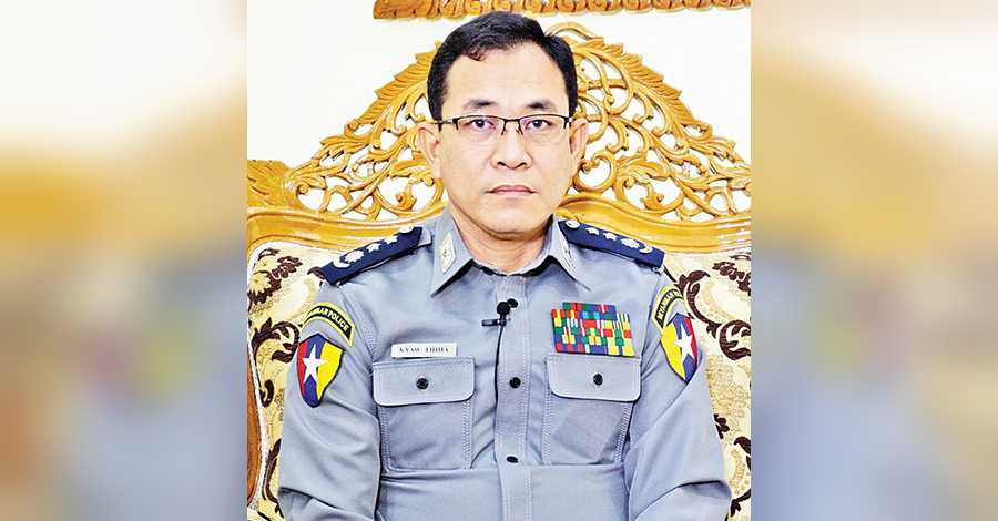 ရဲမှူးချုပ် ကျော်သီဟကို အဂတိလိုက်စားမှုဖြင့် ထောင်ဒဏ် ၃ သုံး နှစ်ချ