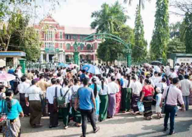 တက္ကသိုလ်ဝင်စာမေးပွဲ အချိန်စာရင်းထွက်ရှိ