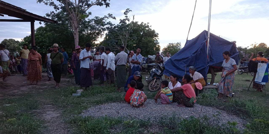 ရွှေဘို ညောင်ဇင်းကြီးရွာက ပြည်သူ ၄,၈၀၀ ကျော် စစ်ရှောင်၊ မတ္တရာ၌ စစ်တပ်က ဖမ်းဆီးသူ ၁၄ ဦးရှိလာ