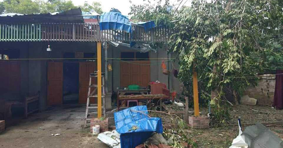 ကျောက်မဲတွင် စစ်လေယာဉ်ဖြင့် ဗုံးကြဲမှုကြောင့် ကျောင်းသူ ၂ ဦး အပါအဝင် ၃ ဦး သေဆုံး