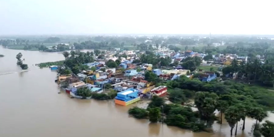တမီလ်နာဒူးပြည်နယ်တွင် ရေကြီးရေလျှံပြီး လူ ၁၃ ဦးထက်မနည်း သေဆုံး