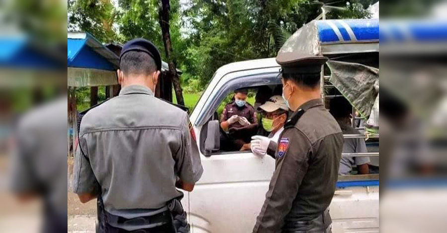 ဧရာဝတီတိုင်းက ဂိတ်စောင့် စစ်တပ်နှင့်ရဲ ငွေတောင်းကြမ်းသဖြင့် ကုန်တင်ယာဉ်တချို့ ရပ်နား