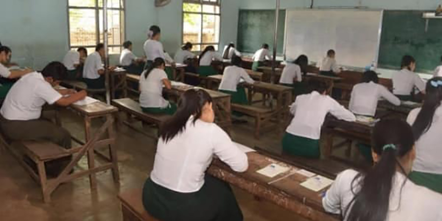 စနစ်သစ် တက္ကသိုလ်ဝင်စာမေးပွဲ ဖြေဆိုရန် စာရင်းပေးသူ ယခင်နှစ်ထက် ၄၀,၀၀၀ ခန့် လျော့နည်း