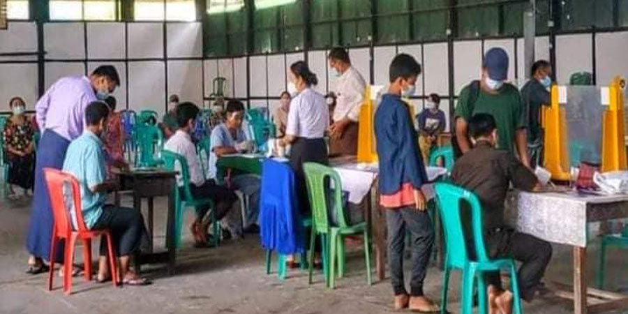 မော်လမြိုင်ကျွန်း လဝက က မှတ်ပုံတင်ပြုလုပ်သူများထံမှ ငွေကြေး မတရားတောင်းခံနေ