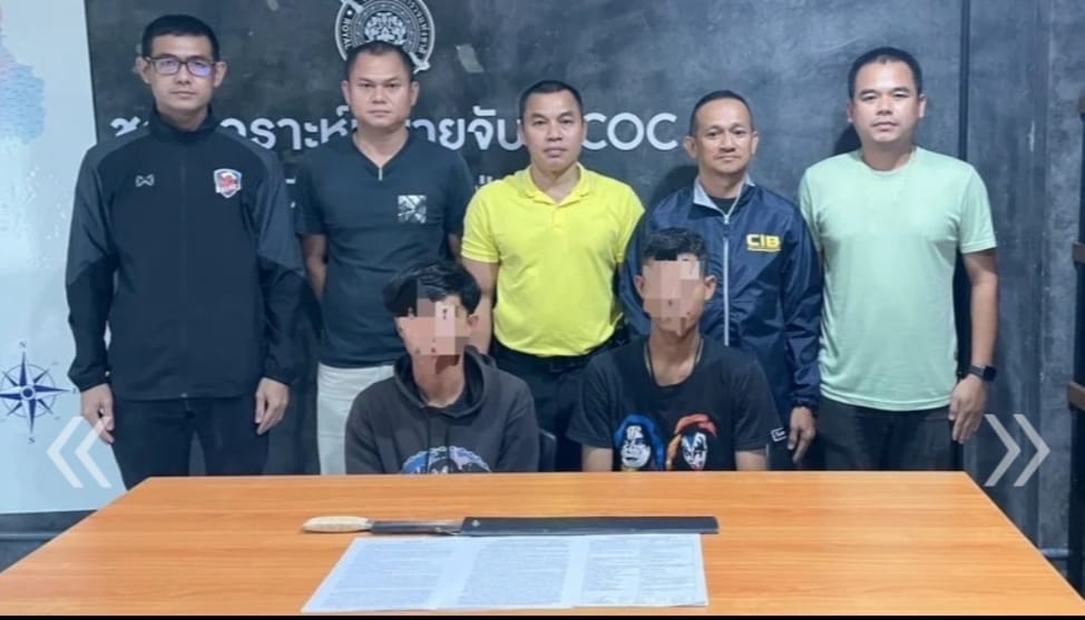 ဖူးခက်တွင် ဓားဖြင့်လူသတ်ရန်ကြိုးစားသည့် မြန်မာလူငယ် ၂ ဦးကို ထိုင်းရဲ ဖမ်းဆီး