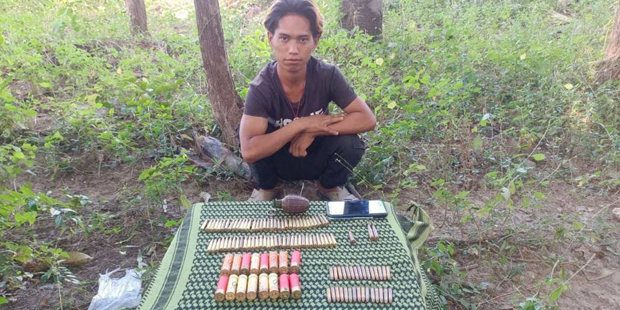 ပေါက်မြို့နယ်တွင် ပျူစောထီး ၁ ဦး ခဲယမ်းများနှင့်အတူ အလင်းဝင်